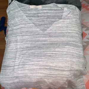 Project Social T Textured-Knit-V-Neck Tee